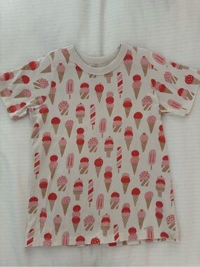 WINTER WATER FACTORY organic cotton ice cream tee sz 10